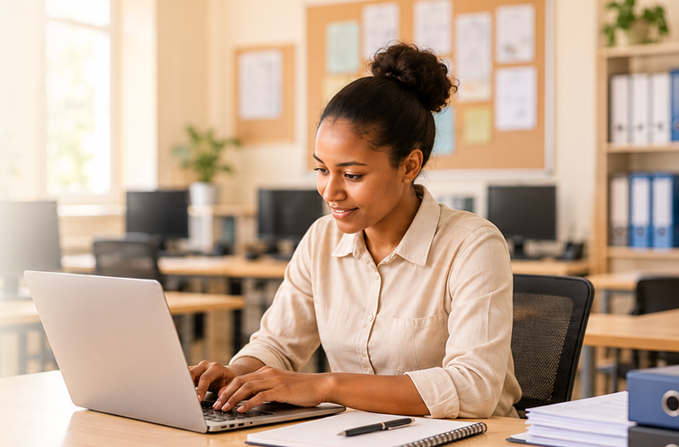 Computer and office administration training